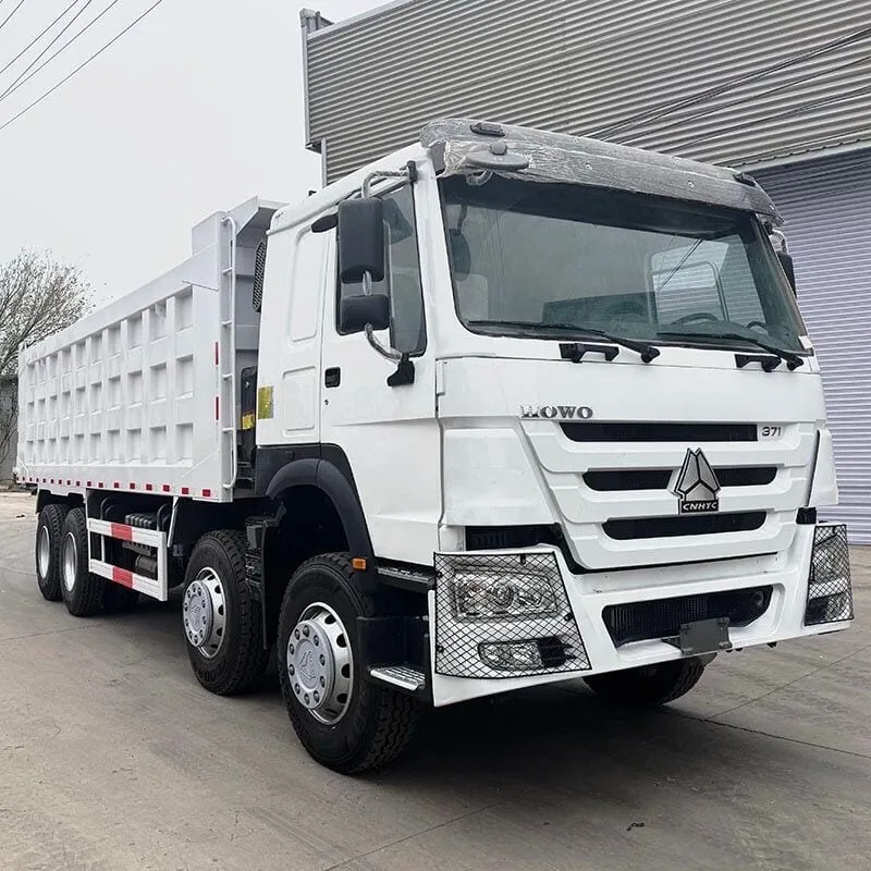 قلاب مستعمل 8x4 HOWO SHACMAN 12 عجلة tipper للتصدير إلى أفريقيا