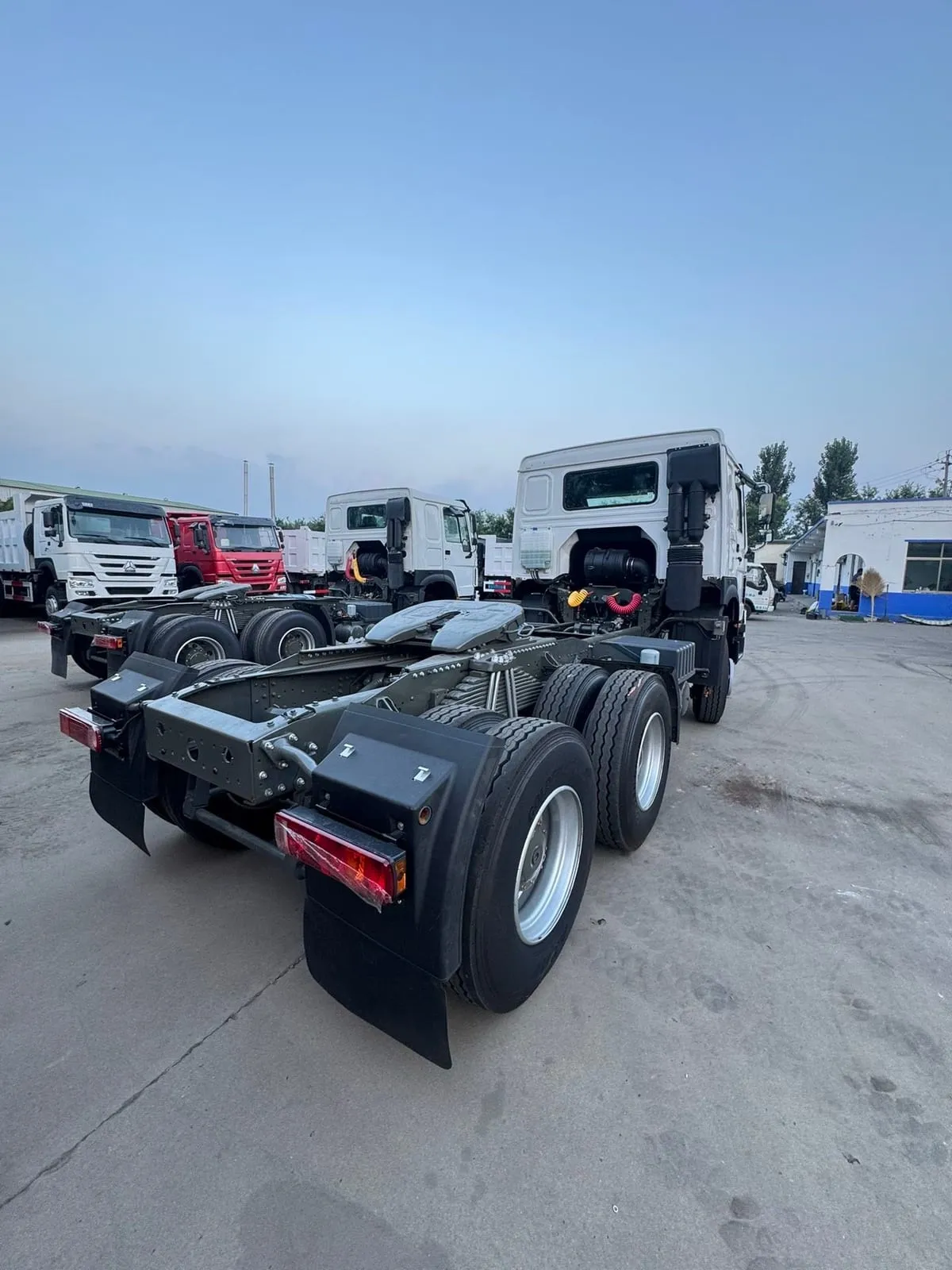 Used HOWO tractor unit inspected and ready for CIF export to Africa