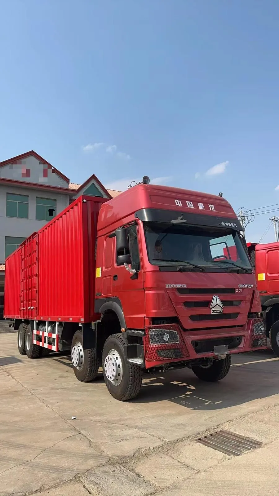 Used HOWO cargo truck inspected and ready for CIF export to Africa