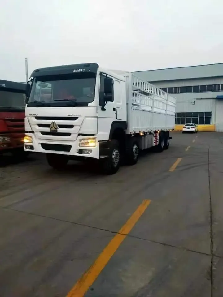 Used HOWO cargo truck inspected and ready for CIF export to Africa
