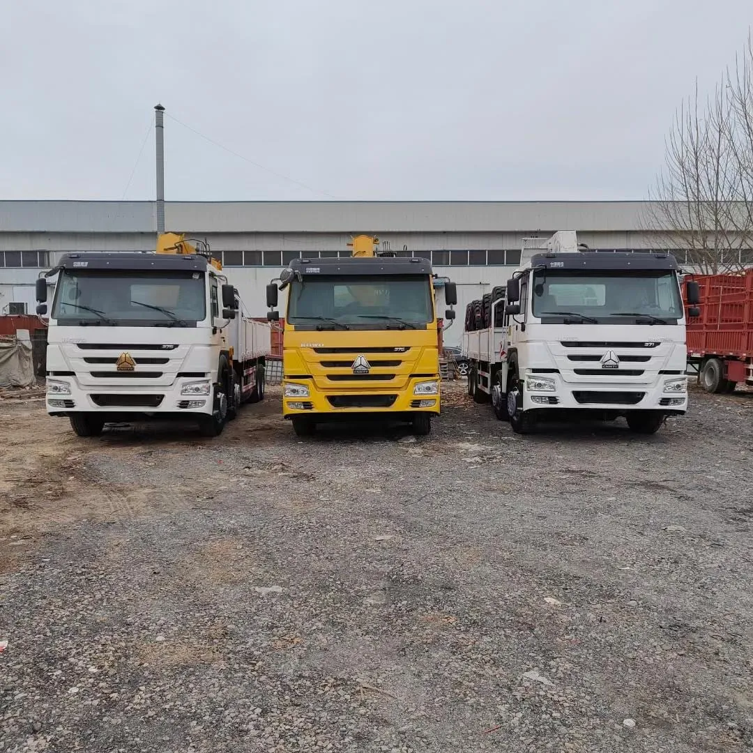 Camion grue télescopique lourd 16 tonnes occasion HOWO 6x4 pour inspection export