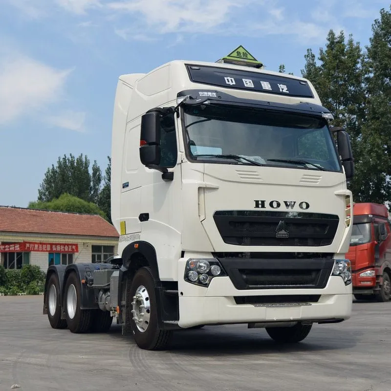 Used HOWO tractor unit inspected and ready for CIF export to Africa