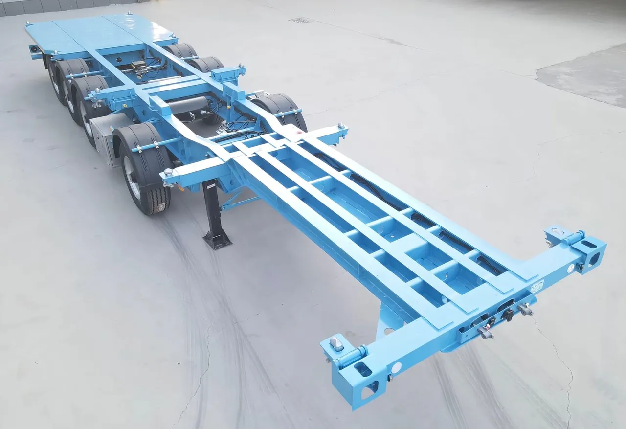 40ft tri-axle skeletal container chassis trailer sourced to order